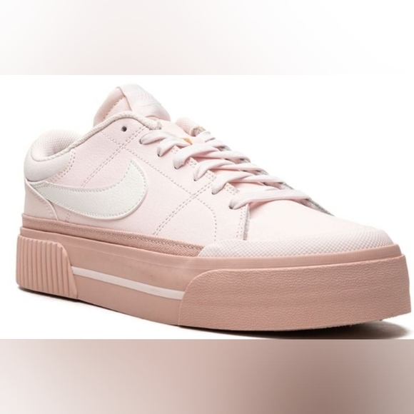 Nike Wmns Court Legacy Lift 'Light Soft Pink’ Sneakers Size 9.5 MSRP $94.99 - Picture 2 of 11